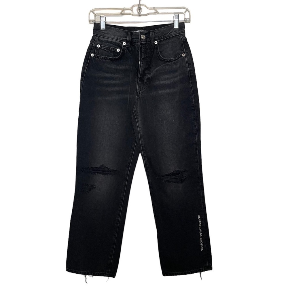 NWT Adaptation Black Distressed Jeans size 26